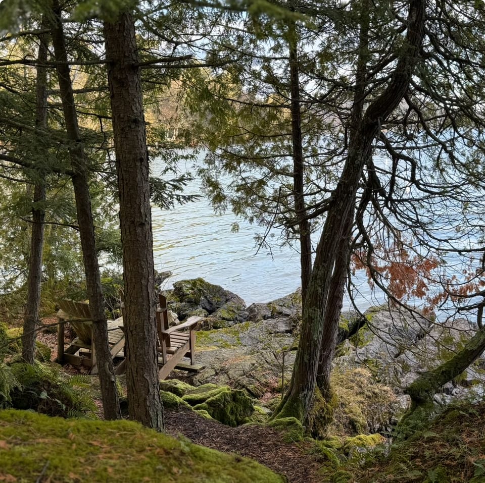 view of point from hike - end of peninsula
