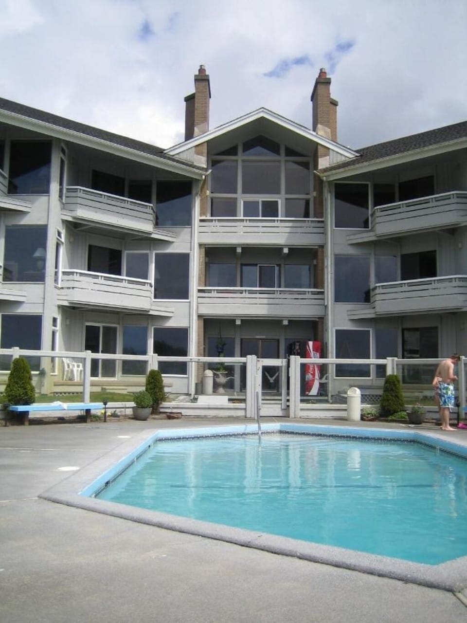Dive into refreshing pool time with resort-style surroundings.