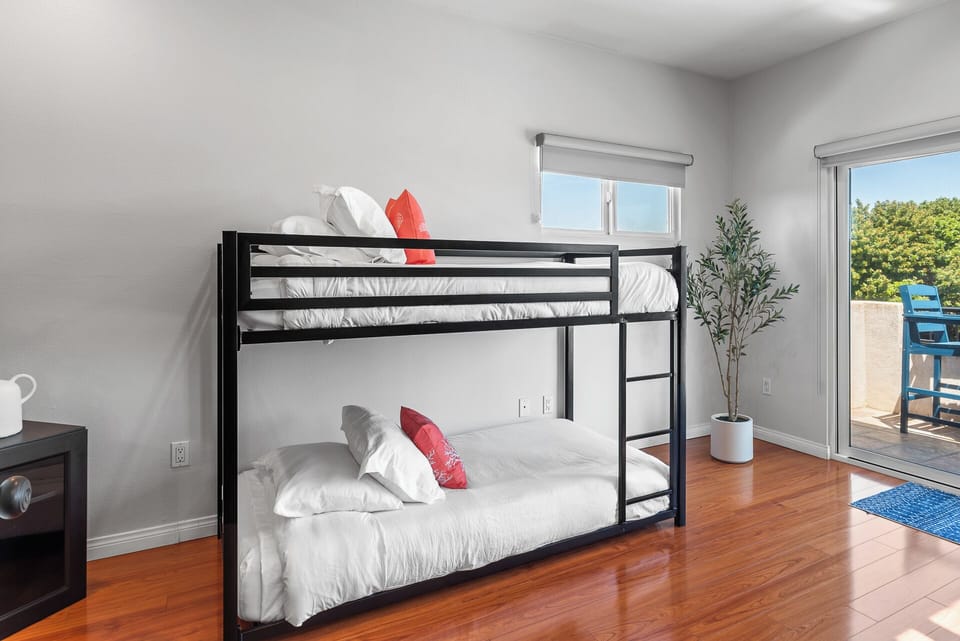 Rest easy in this family-friendly suite with plenty of sleeping space and sunny balcony access