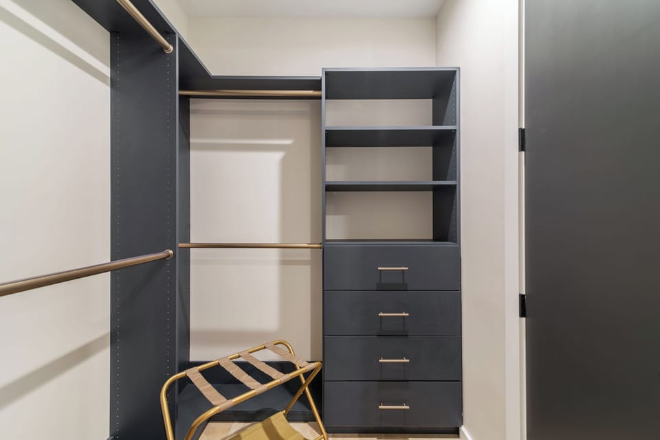 Custom closets with plenty of storage
