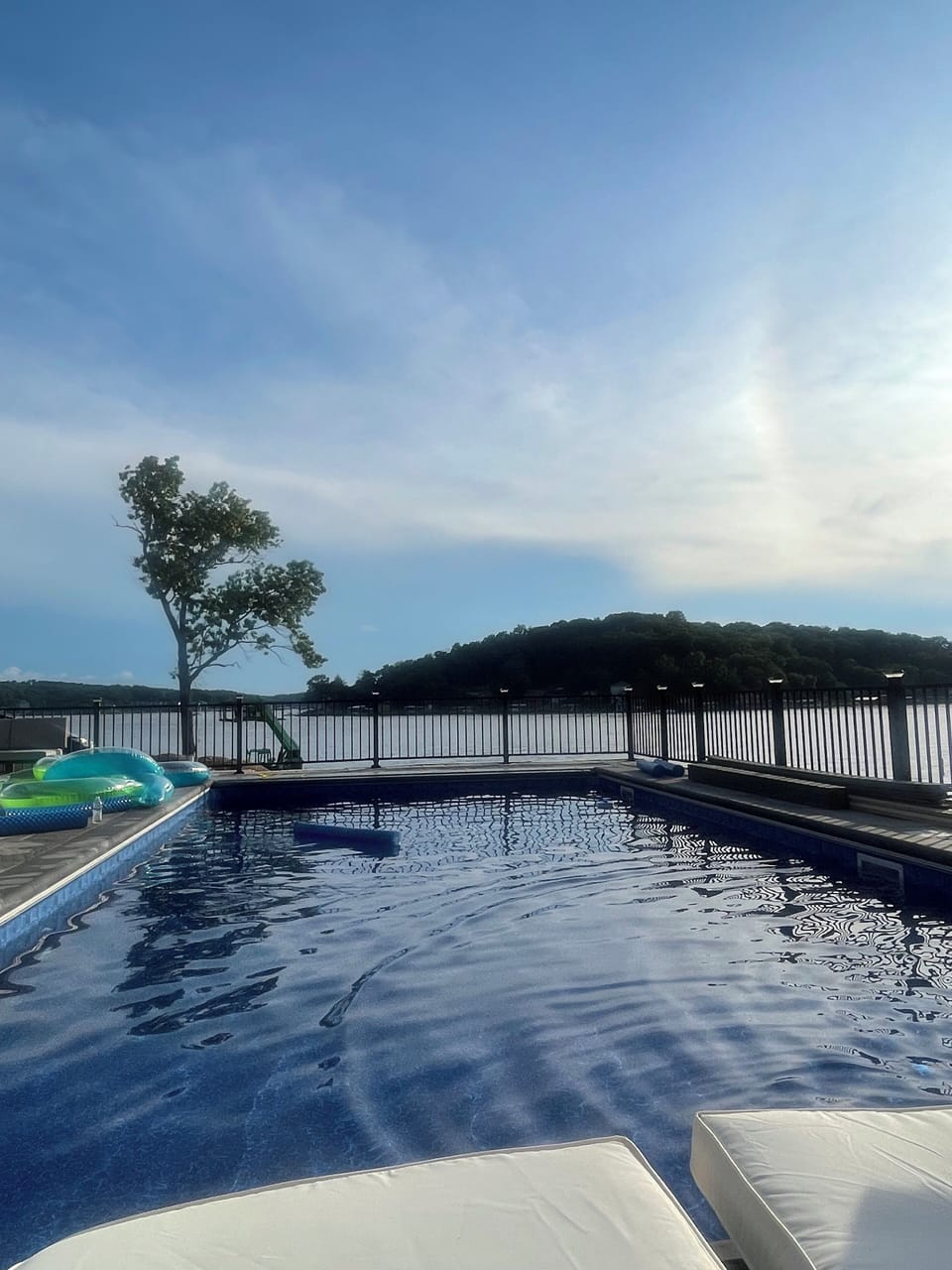 Pool with Lake View