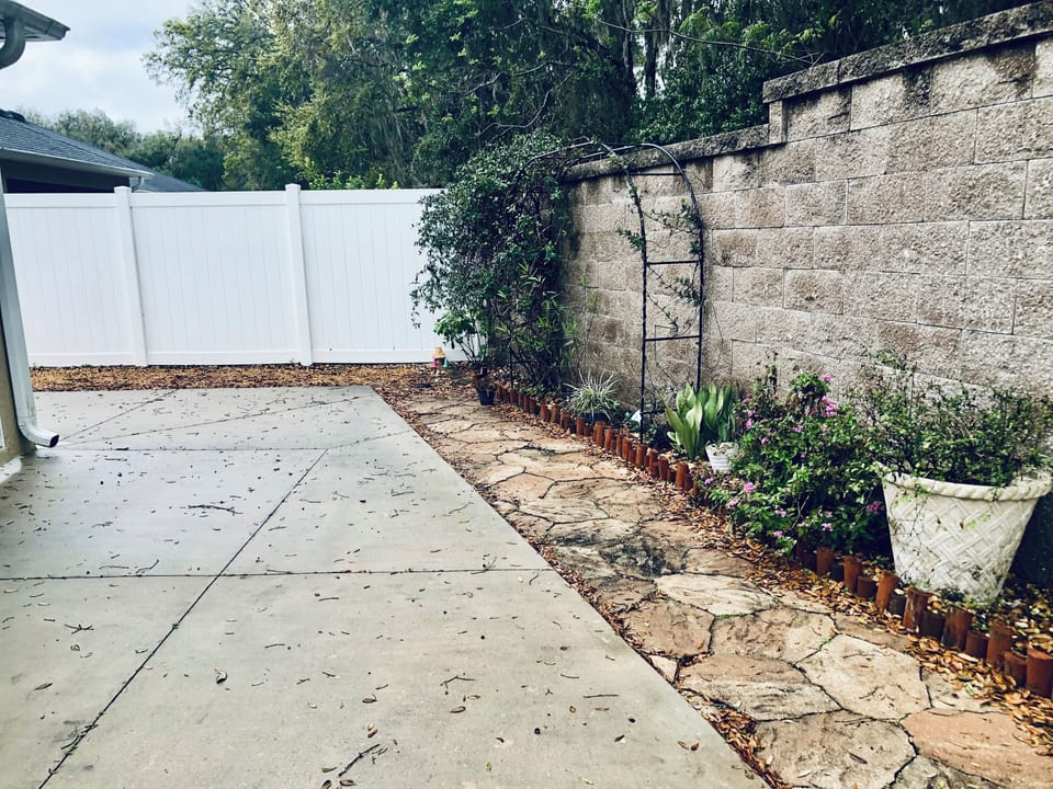 Fenced In Backyard