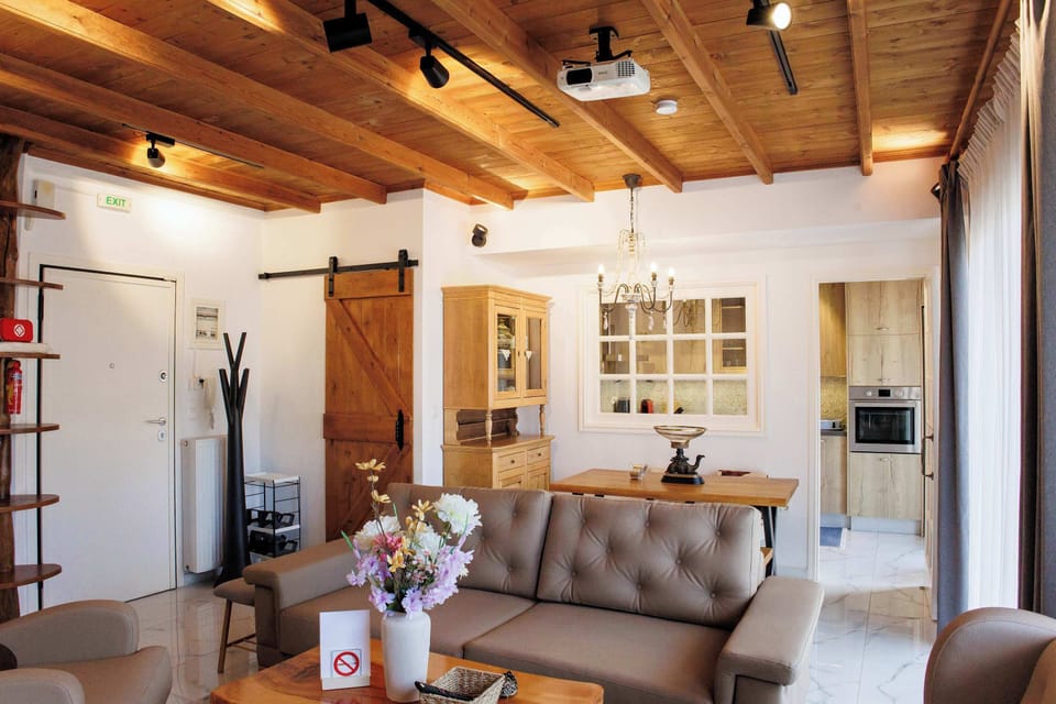 Spacious living room area