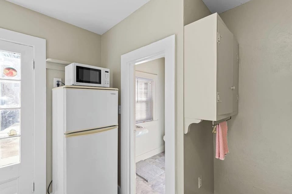 Additional refrigerator and microwave