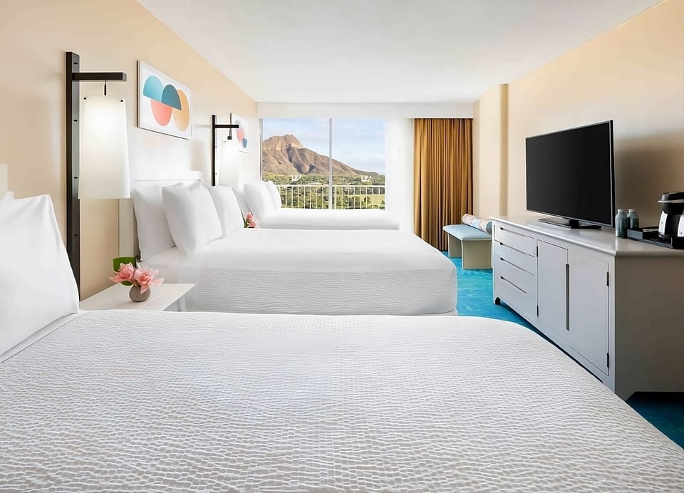 Unwind after adventures with sweeping mountain views outside.