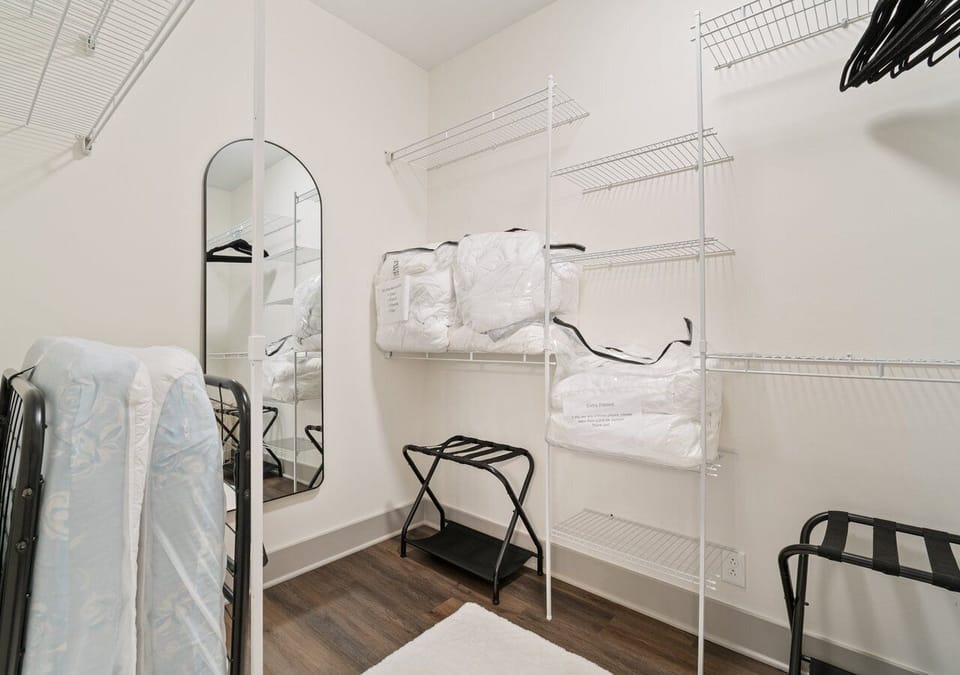 Plenty of closet space to store your belongings during your stay