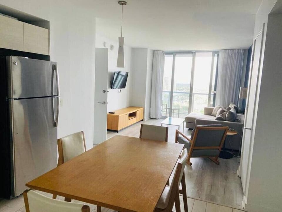 Kitchen and dining area