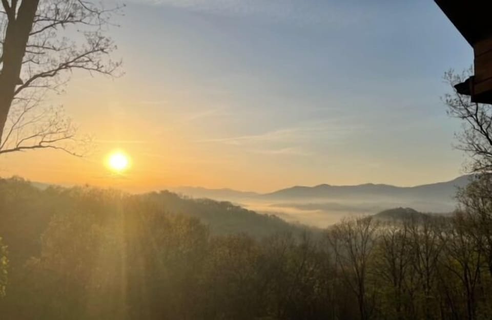 Sunrise from back deck