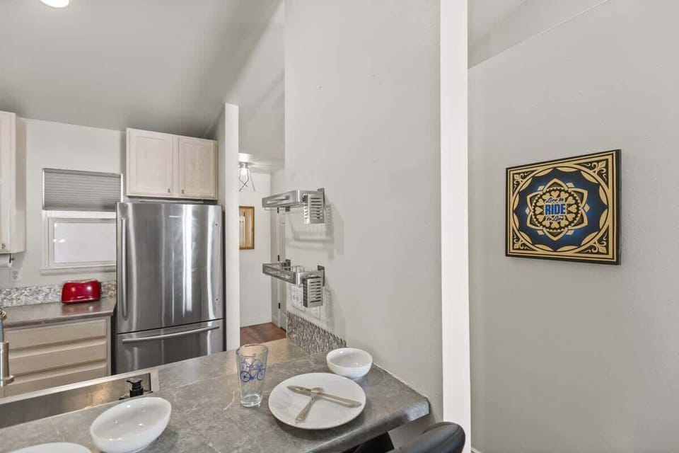 Fully stocked kitchen