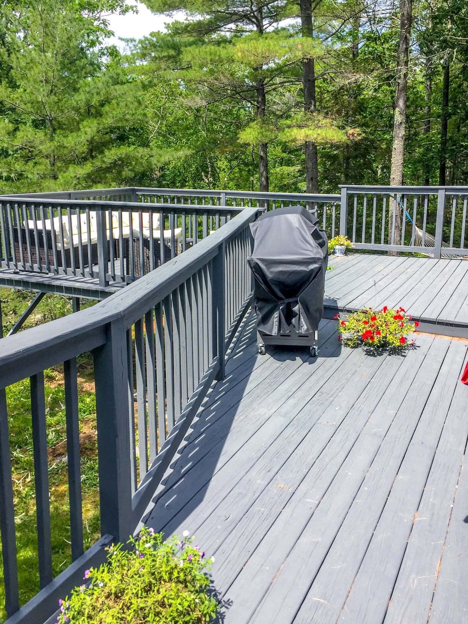 Deck with BBQ Grill