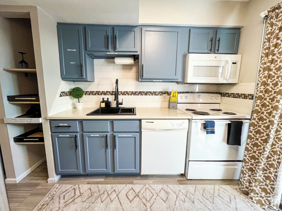 Create special moments daily, whether morning coffee or evening meals, this charming kitchen has you covered.
