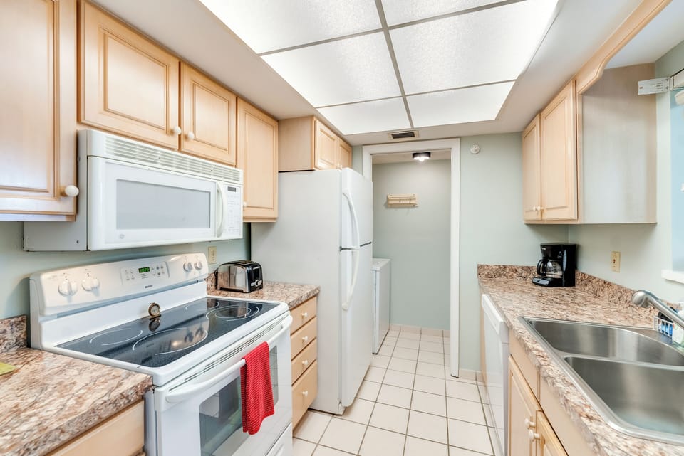 Kitchen at Santa Maria Harbour Resort Condo 309
