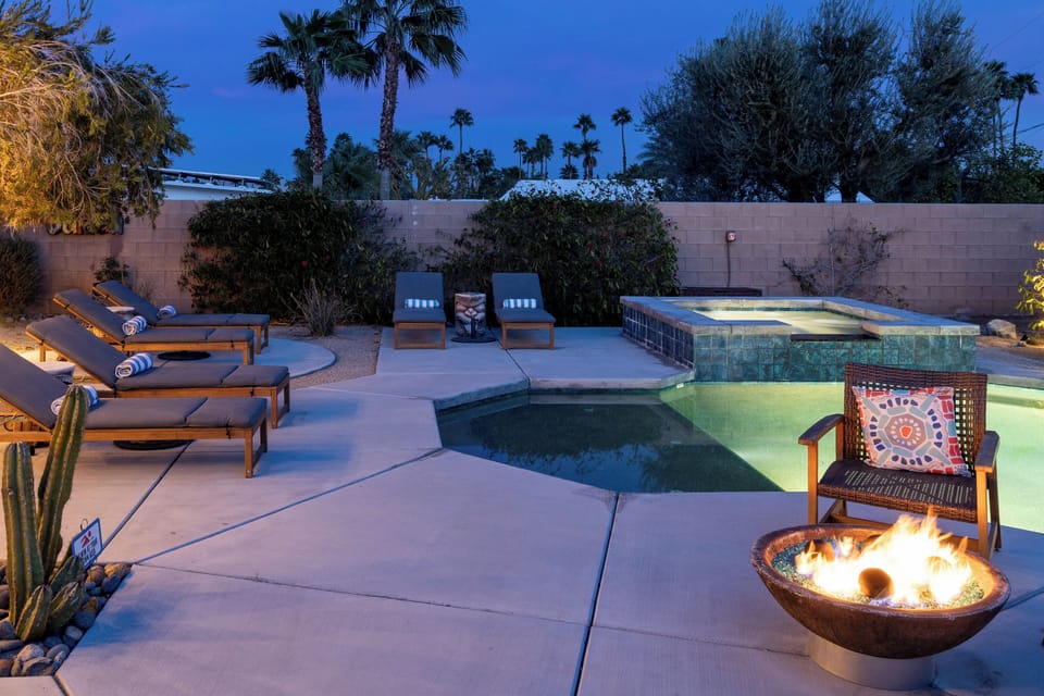 Gorgeous sunsets around the firepit