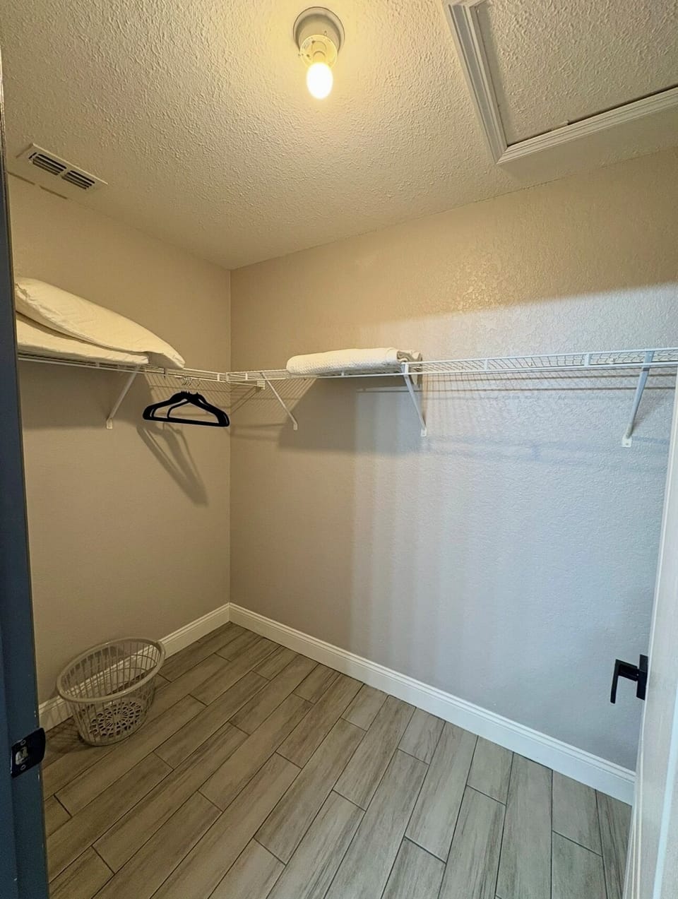 Master bedroom closet