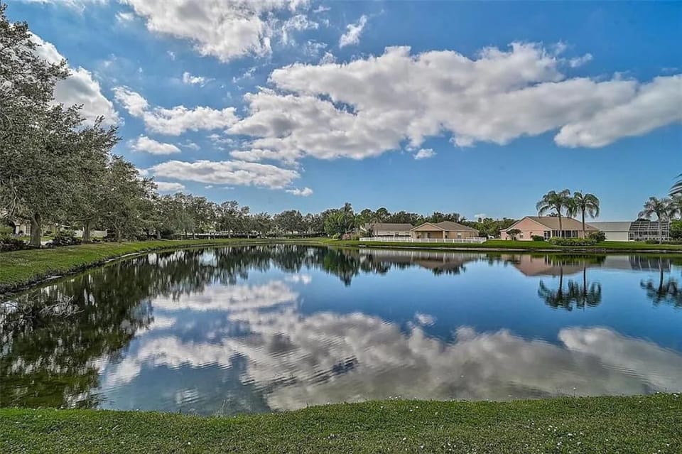 Tranquil lakeside view perfect for peaceful mornings