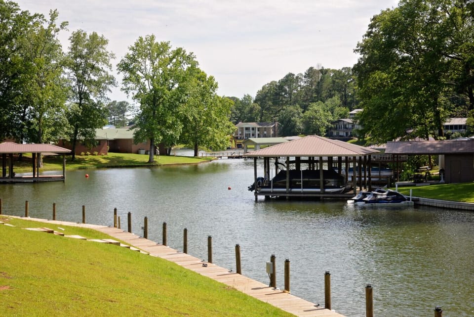 Water view from the back porch