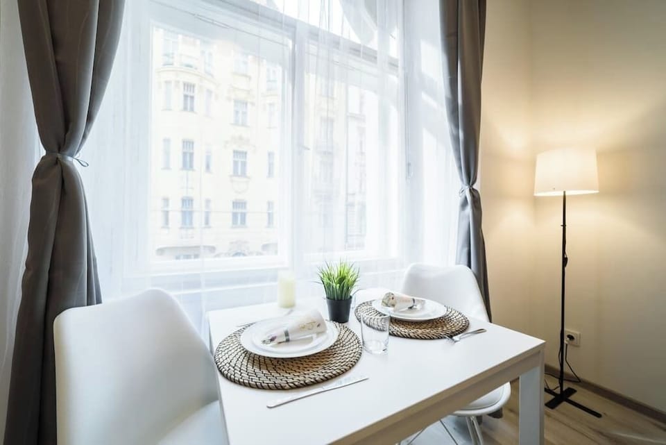 Dining table with a nice view