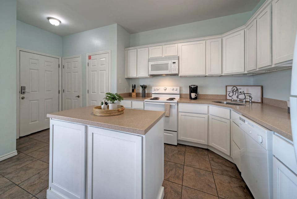 Fully equipped kitchen for effortless meal prep.