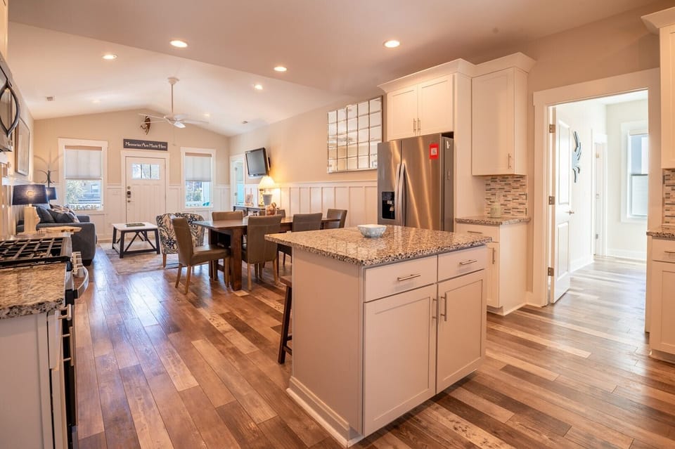 Open Kitchen-Dining-Living for Entertainment