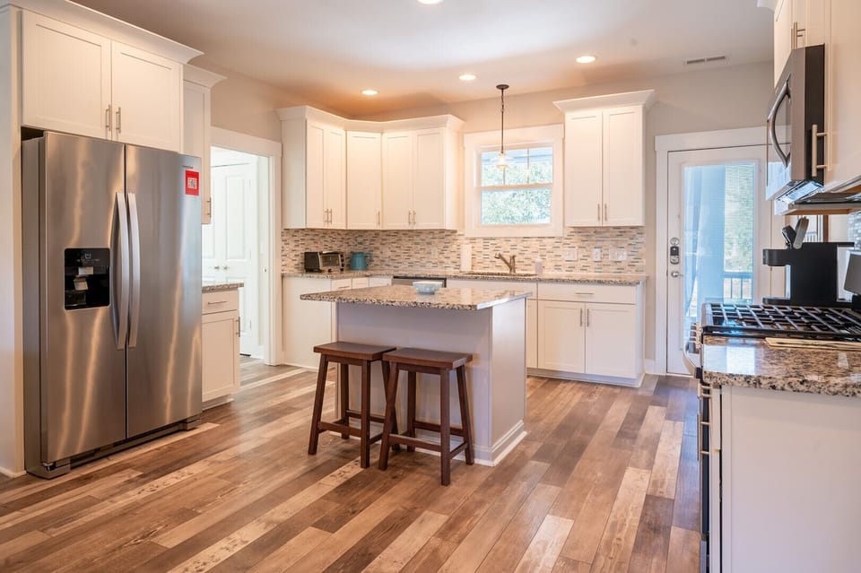 Modern Renovated Kitchen with Granite Countertops
