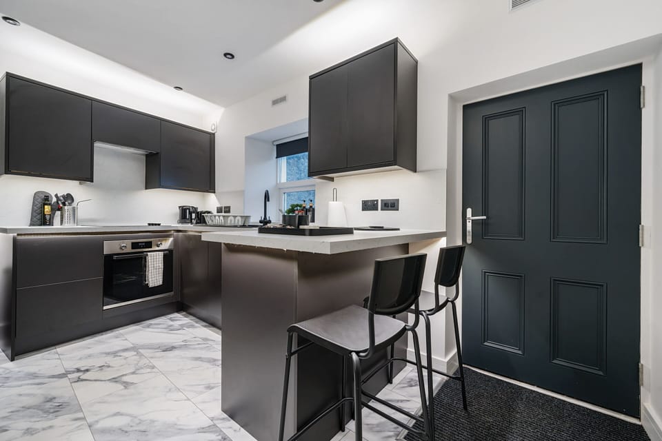 Kitchen with modern appliances