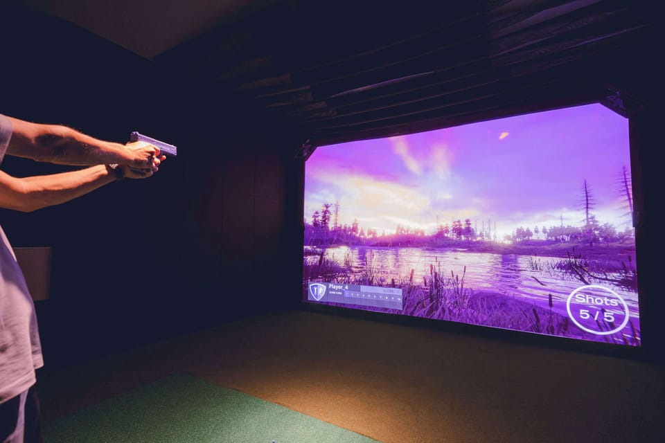 Interactive Simulator – Multi-sport simulator with shooting games for extra entertainment.