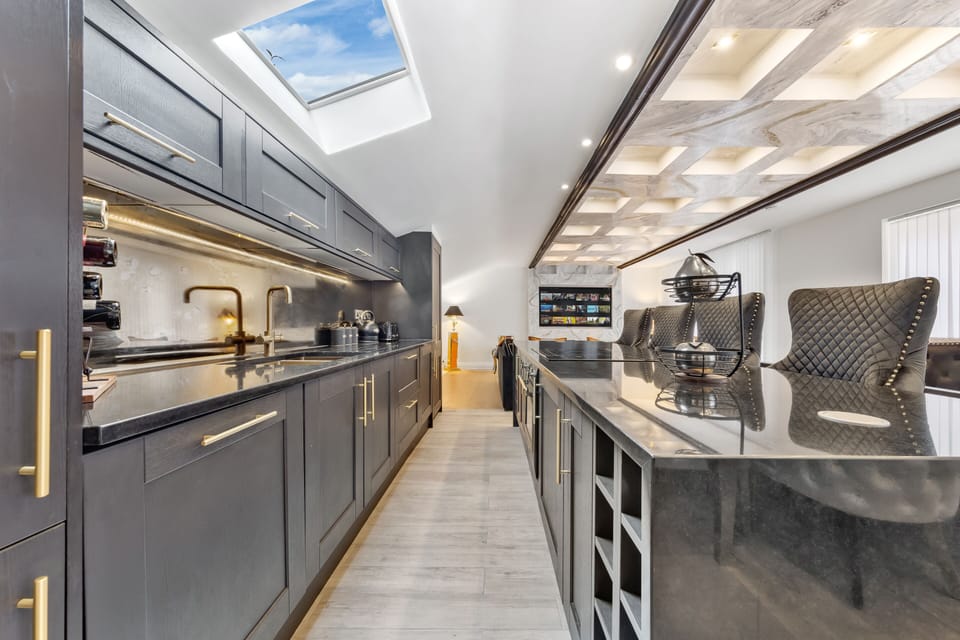 Sleek kitchen design perfect for cooking and entertaining