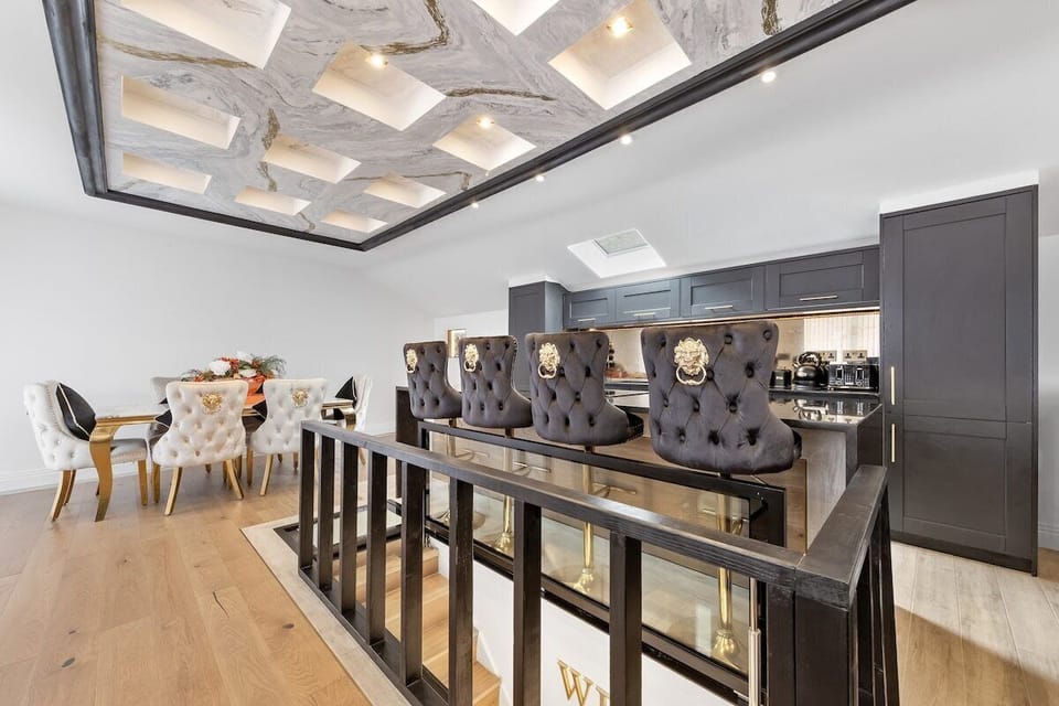 Enjoy a luxury open plan kitchen and dining area designed for entertaining