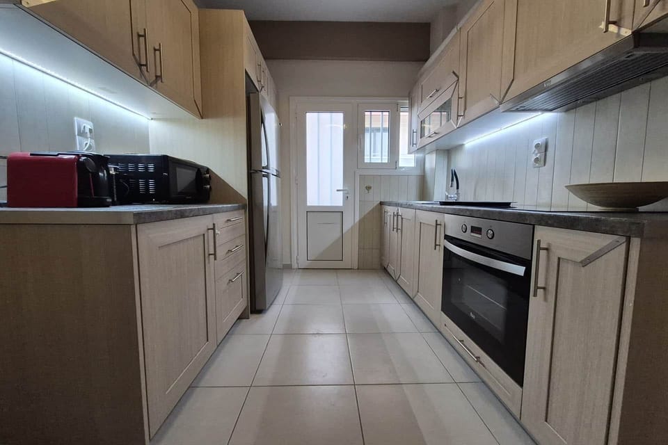 A fully equipped kitchen, complete with everything you need.