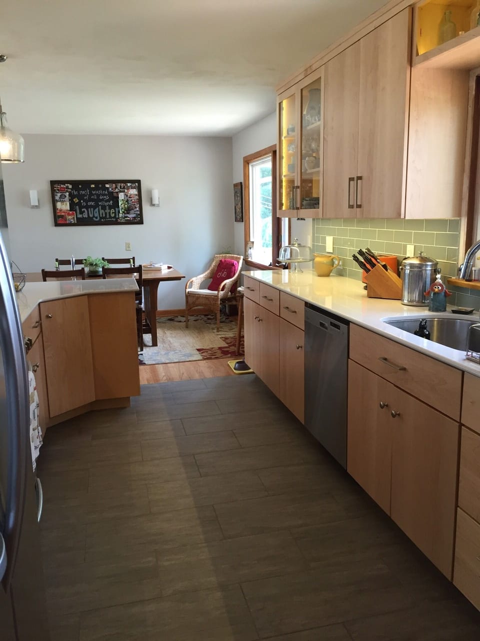 Kitchen viewing Dining