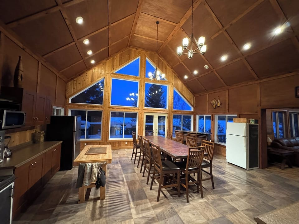 Spacious Kitchen with A-Frame
