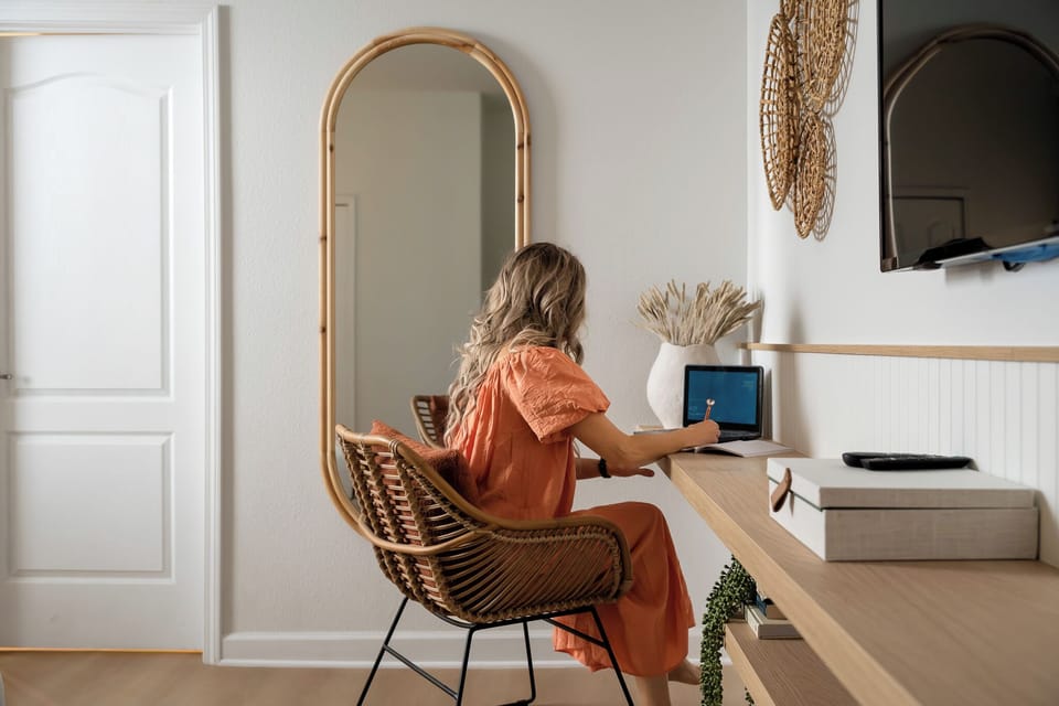 Work-friendly stay with desk, chair, and connectivity—ideal for remote work!