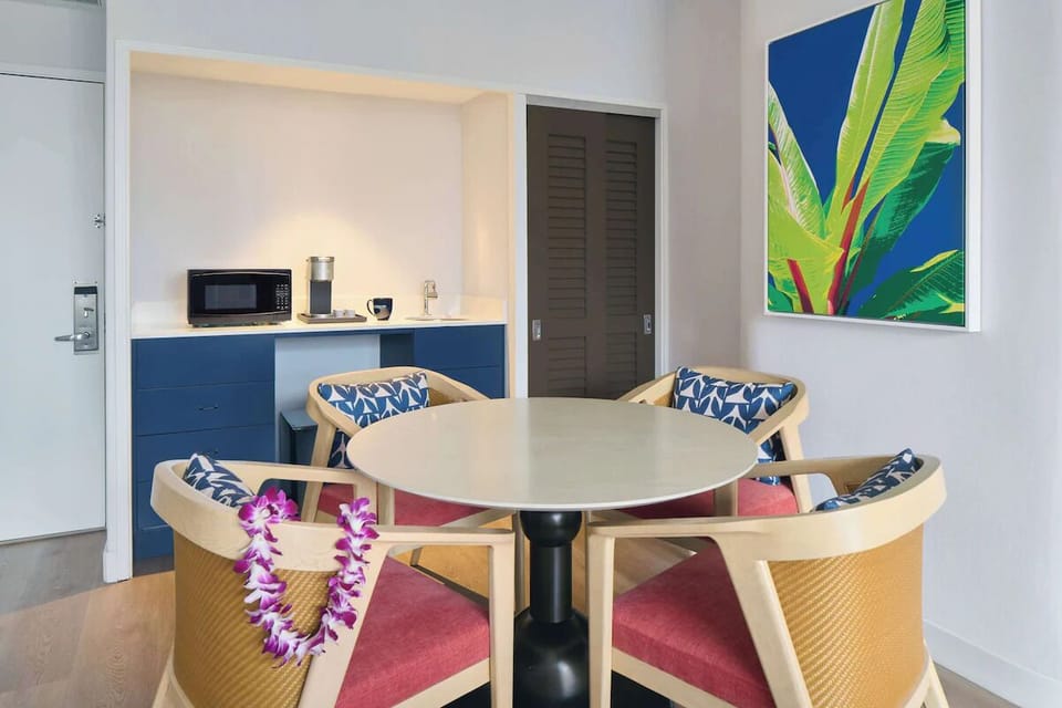 Start mornings with easy coffee and relaxed in-room dining.