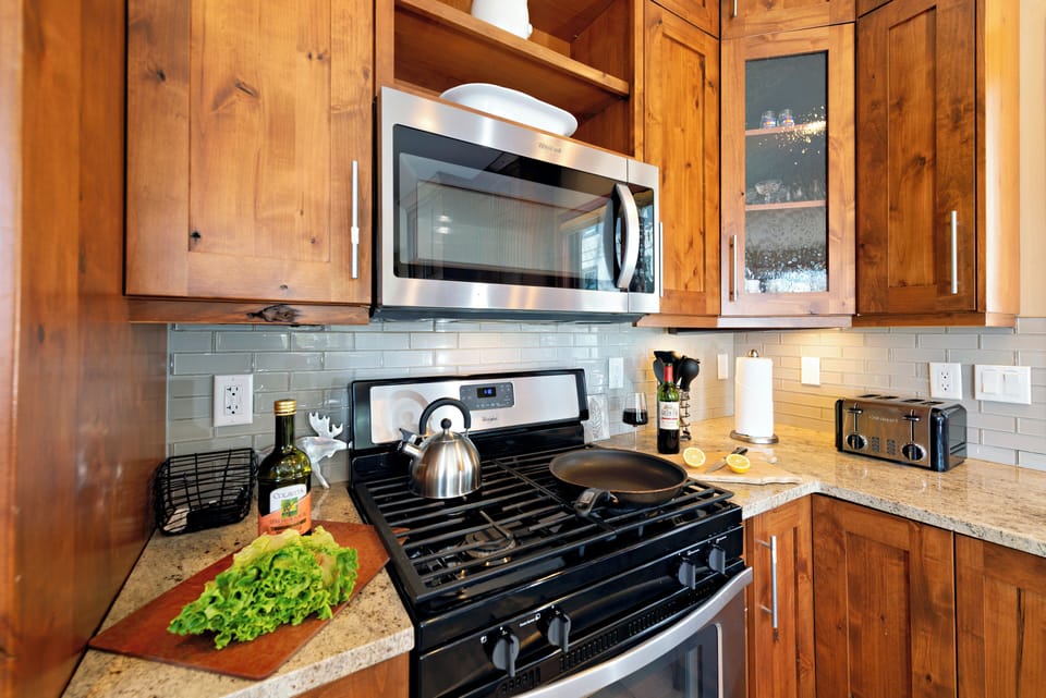 Imagine uncorking a bottle of wine & putting on your favorite tunes as you cook!
