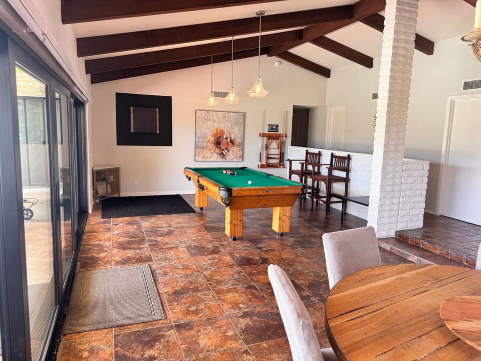 Billiards and darts for fun and enjoyment! 