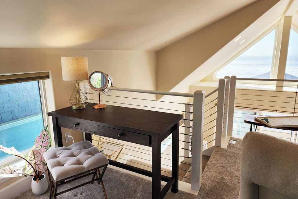 Need to work? This desk with ocean views is the perfect spot!