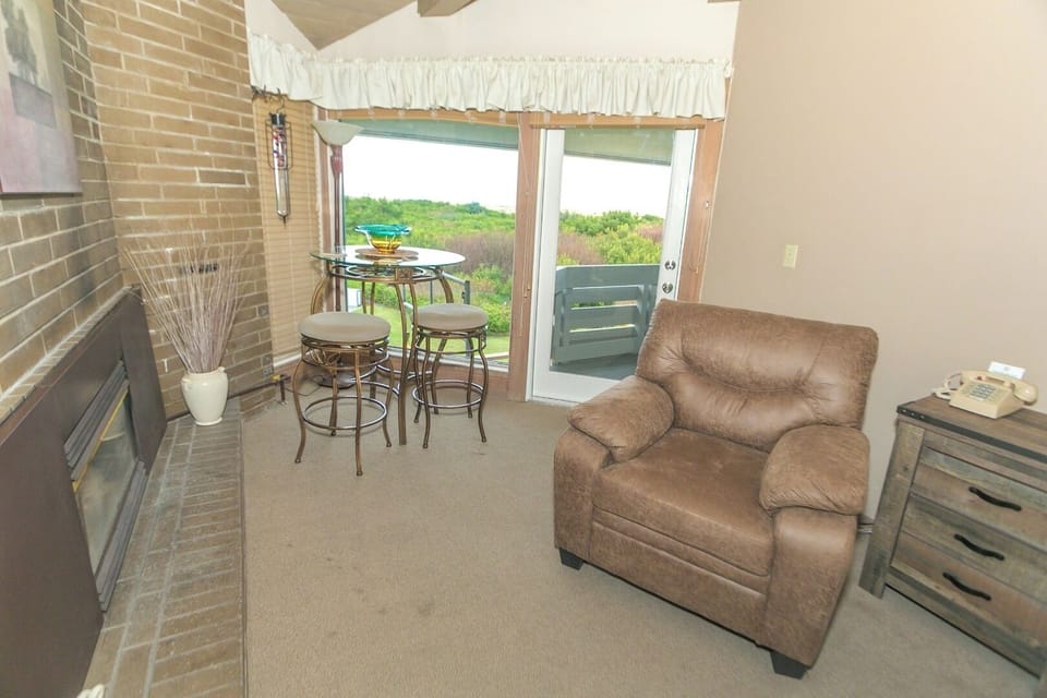 Kick back in the comfy chair and enjoy the view.