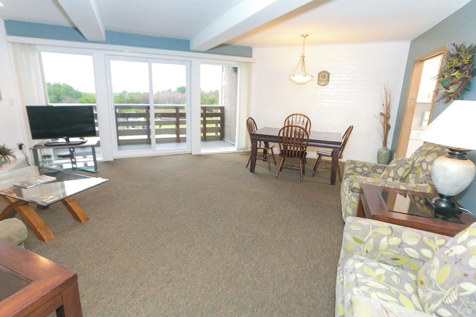 Step onto the balcony and savor fresh-air views.