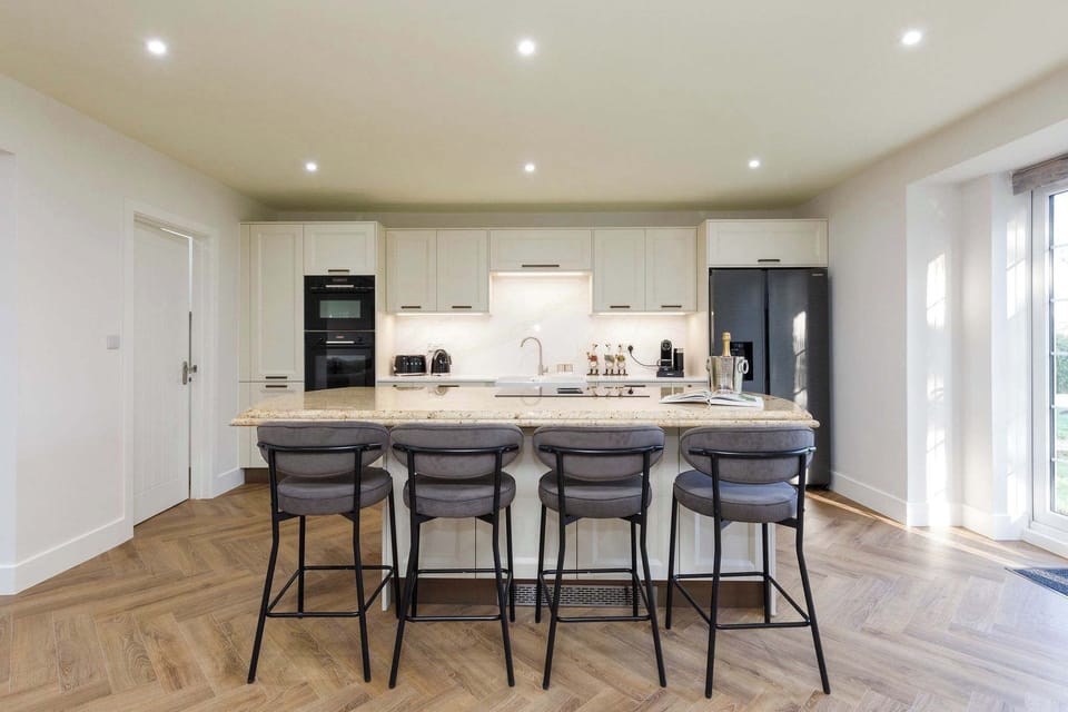 Whip up anything from breakfast to three-course, gourmet feasts in the fully equipped, modern kitchen.