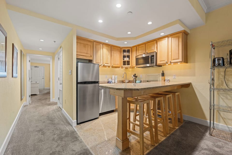 Kitchen Area with Bar Seating