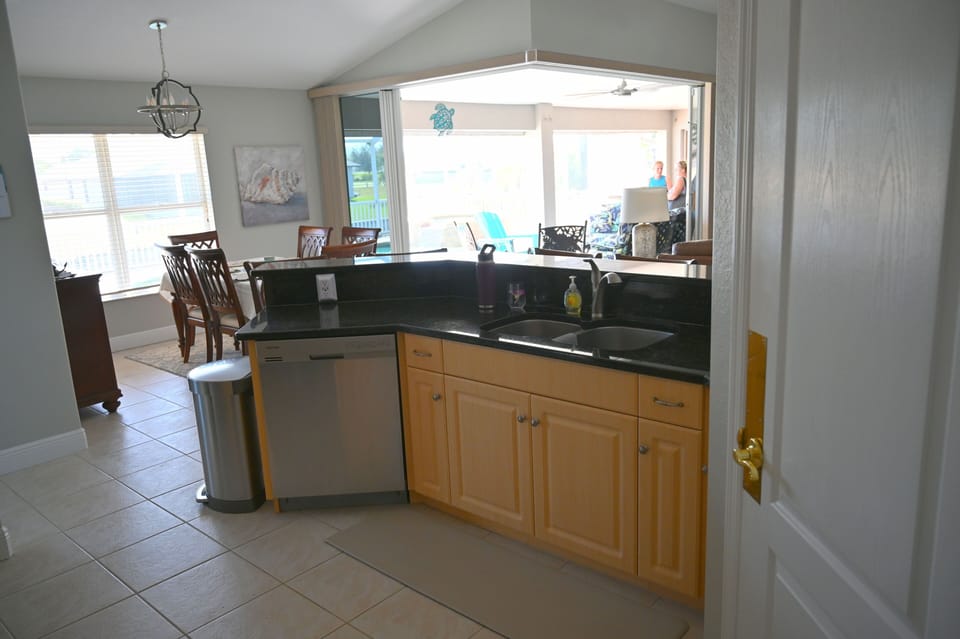 Spacious kitchen with pantry