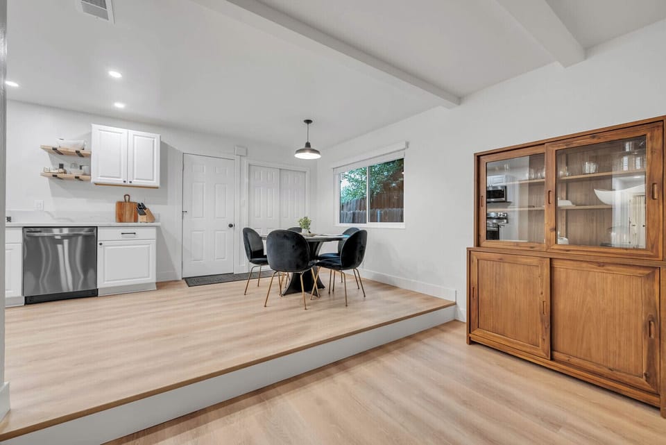 Dining Room with hutch
