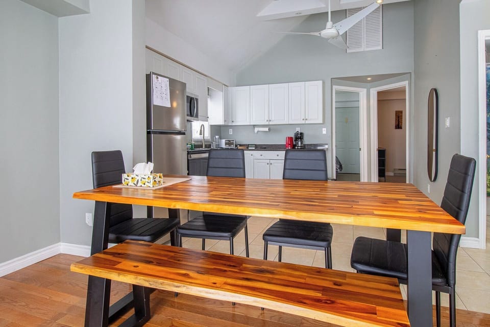 Dining into Kitchen & Bedrooms