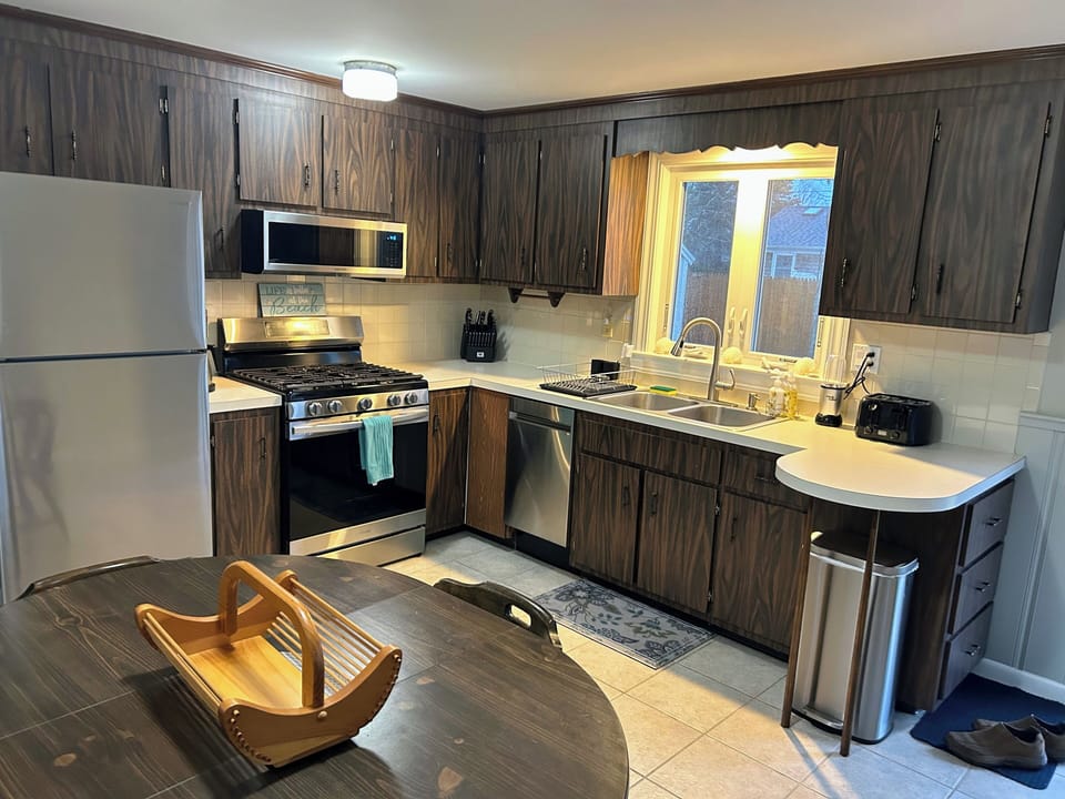 All new stainless steel appliances and a new dishwasher!