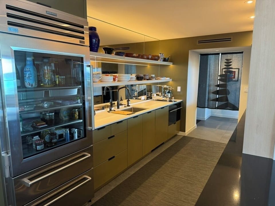 Kitchen with all new Wolfe and Sub Zero Applainces; wine cooler, etc. 