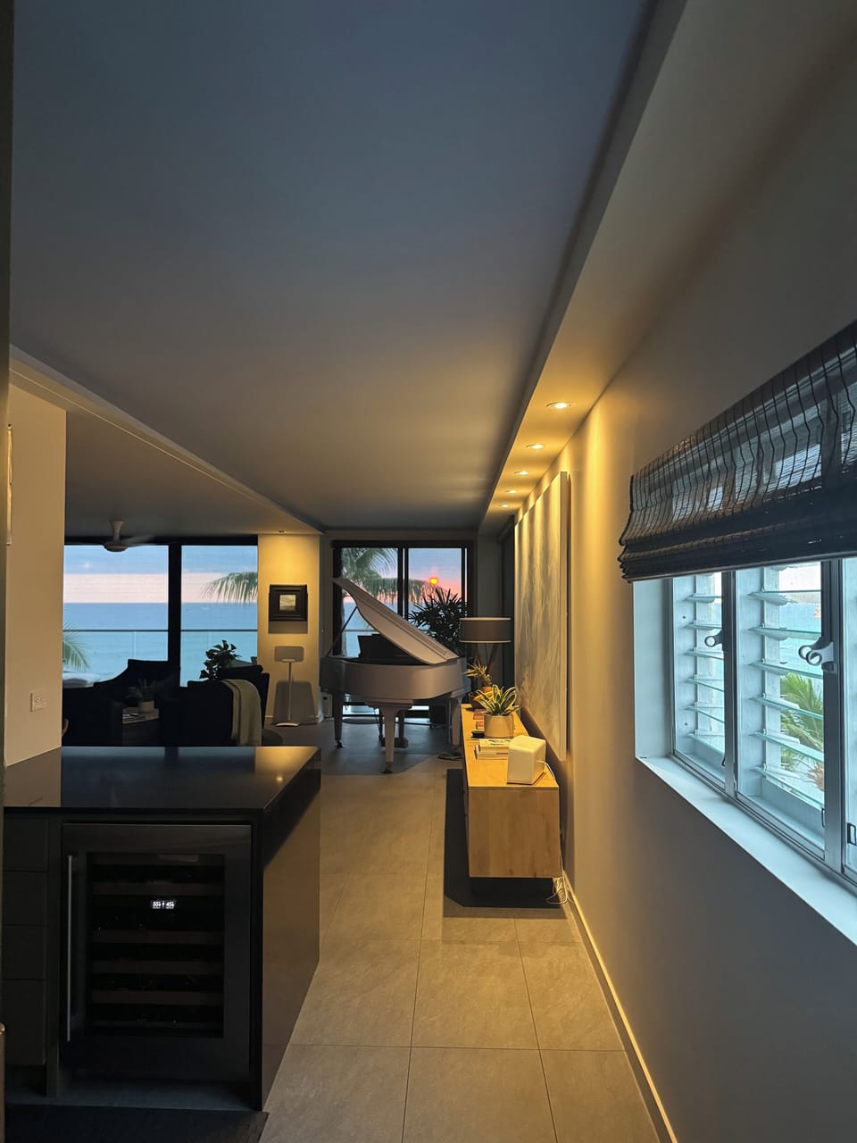 Looking Out to Ocean from Hall 