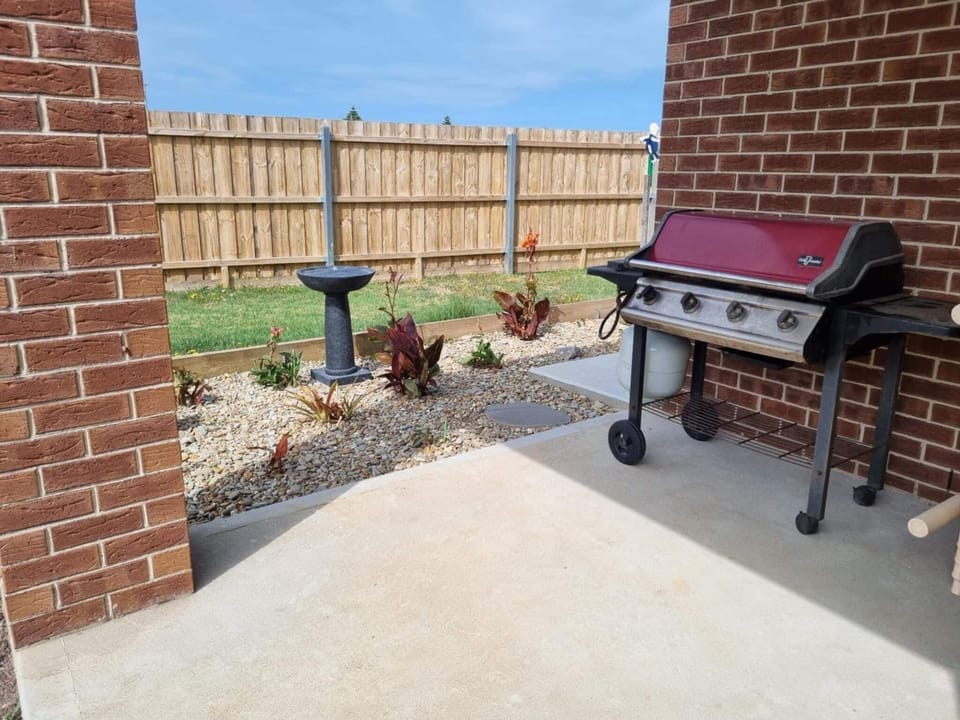 BBQ in Al Fresco with outdoor 4 seater table and chairs available 