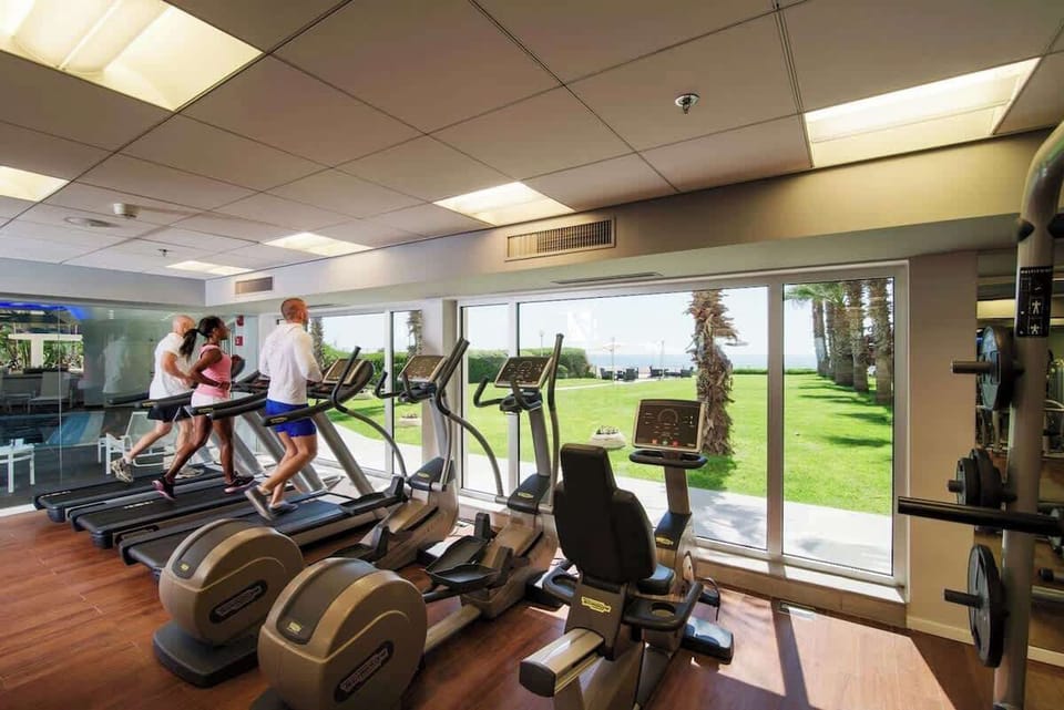 A convenient, well-equipped gym for your daily workout.