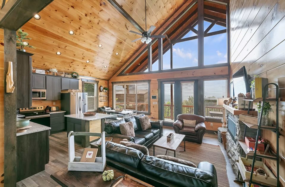 Where elegance meets openness—enjoy the grandeur of high ceilings and views that go on forever.