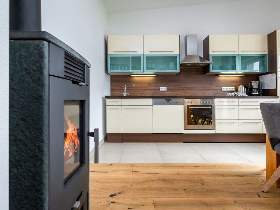 Flooring, Interior Design, Wood, Floor, Furniture, Home Appliance, Wood Flooring, Kitchen Appliance, Room, Major Appliance